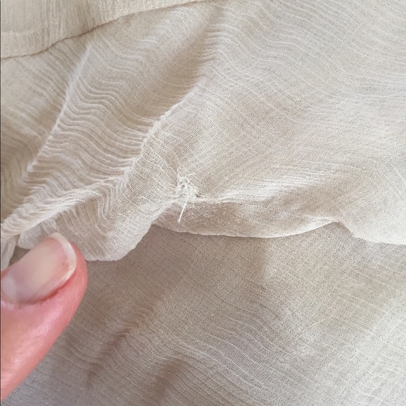 Anthro Champagne color dress, size 0 - Picture 4 of 7